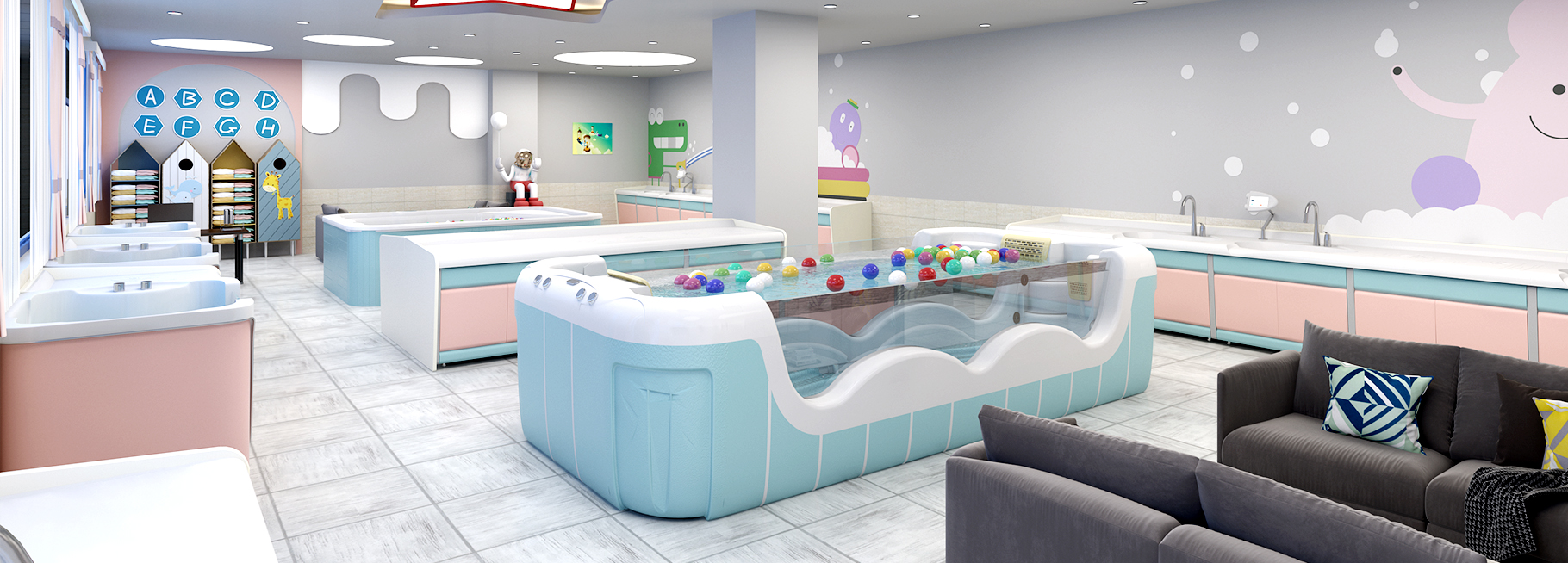 婴儿洗浴中心设备